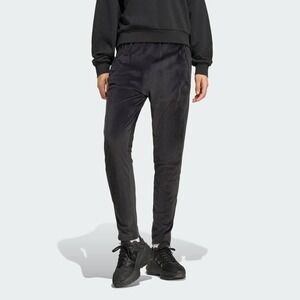 Adidas Tiro Cut 3-Stripes Corduroy Velour Track Pants Dark Grey Ribbed Joggers L